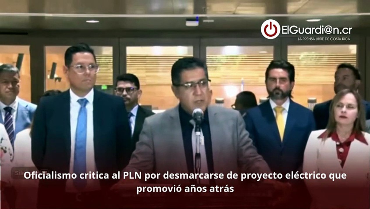 Pueblo Soberano reafirma apoyo a ley eléctrica y critica cambio de postura del PLN