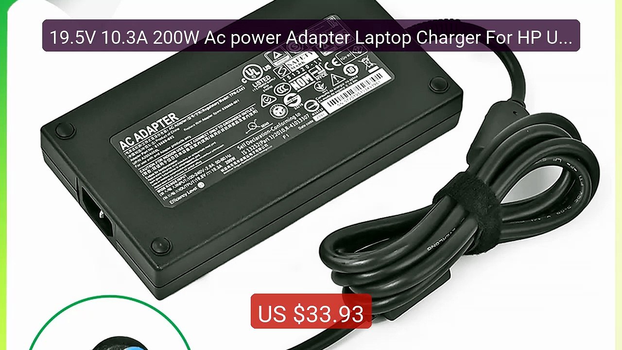 19.5V 10.3A 200W Ac power Adapter Laptop Charger For HP Ultra-... -- Hot Deal 2026 | Limited Offer!