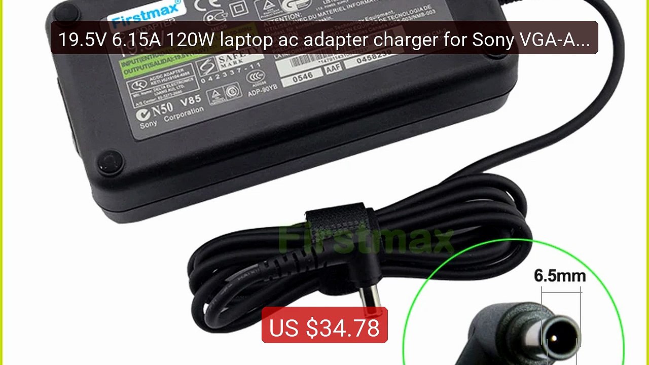 19.5V 6.15A 120W laptop ac adapter charger for Sony VGA-AC1... -- Top Pick 2026 | Unbeatable Price!