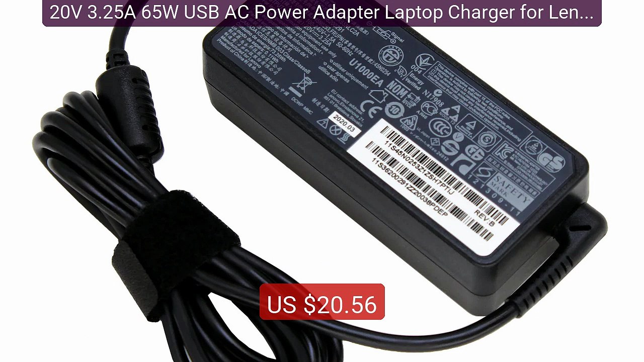20V 3.25A 65W USB AC Power Adapter Laptop Charger for Lenovo X... -- Best Buy 2026 | Great Quality!