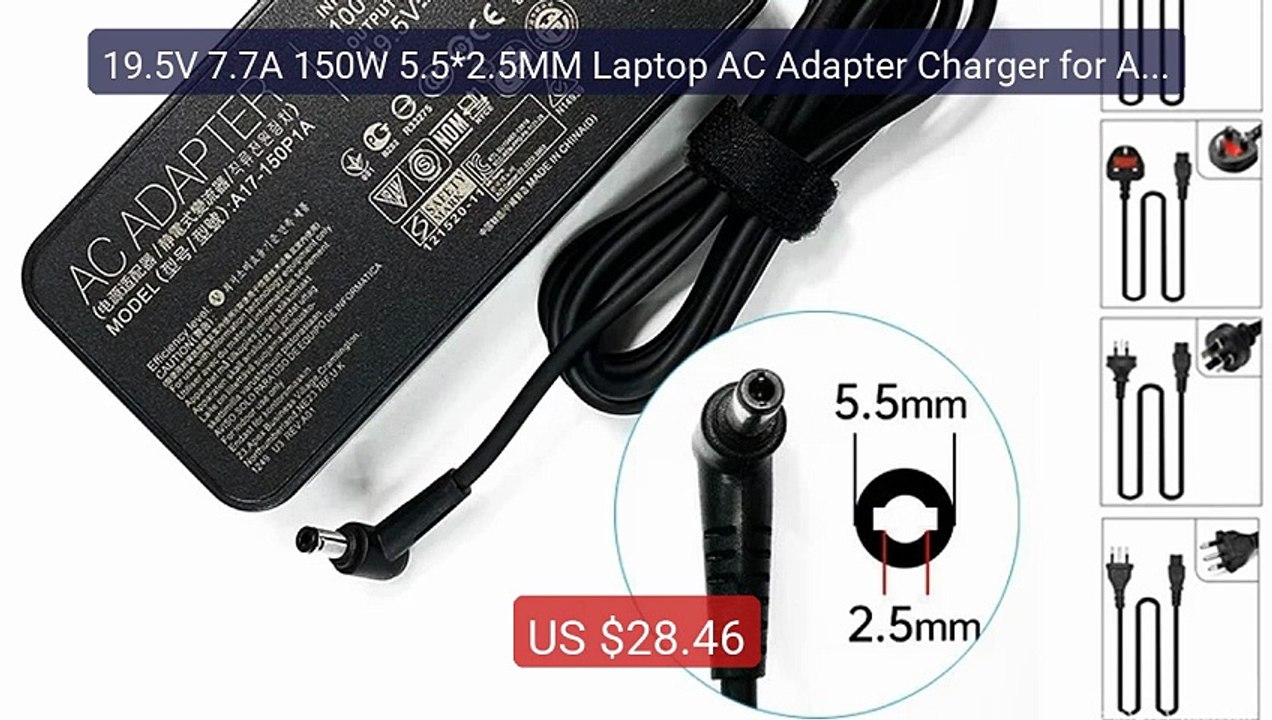 19.5V 7.7A 150W 5.5*2.5MM Laptop AC Adapter Charger for Asus ROG S... -- Best Deal 2026 | Shop Now!
