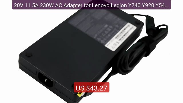 20V 11.5A 230W AC Adapter for Lenovo Legion Y740 Y920 Y540 ... Top Pick 2026 | Unbeatable Price!