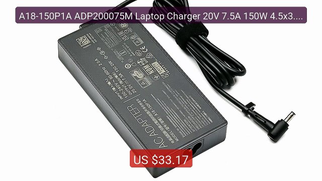 A18-150P1A ADP200075M Laptop Charger 20V 7.5A 150W 4.5x3.0mm A... Best Buy 2026 | Great Quality!