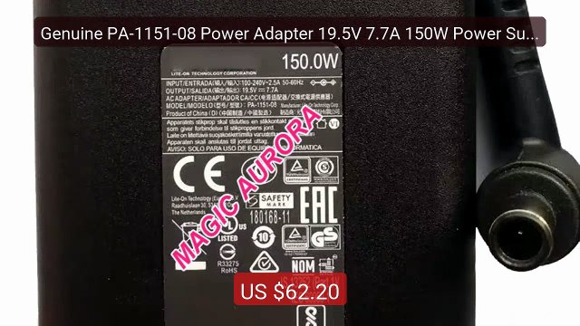 Genuine PA-1151-08 Power Adapter 19.5V 7.7A 150W Power SupplycFor M... Top Rated 2026 | Buy Now!