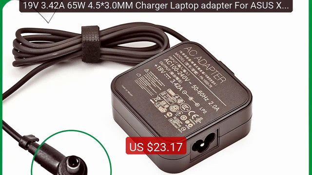 19V 3.42A 65W 4.5*3.0MM Charger Laptop adapter For ASUS X755J UX48... Best Deal 2026 | Shop Now!