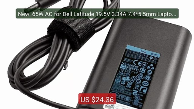 New 65W AC for Dell Latitude 19.5V 3.34A 7.4*5.5mm Laptop Ac ... Hot Deal 2026 | Limited Offer!