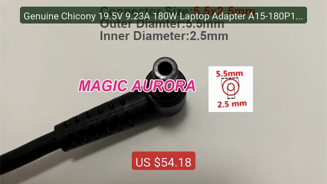 Genuine Chicony 19.5V 9.23A 180W Laptop Adapter A15-180P1A A17-180... Best Deal 2026 | Shop Now!