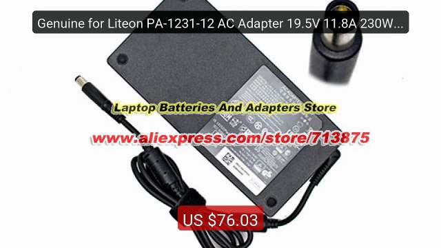 Genuine for Liteon PA-1231-12 AC Adapter 19.5V 11.8A 230W Charger f... Top Rated 2026 | Buy Now!