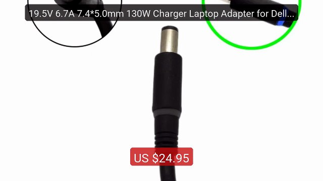 19.5V 6.7A 7.4*5.0mm 130W Charger Laptop Adapter for Dell Insp... Hot Deal 2026 | Limited Offer!