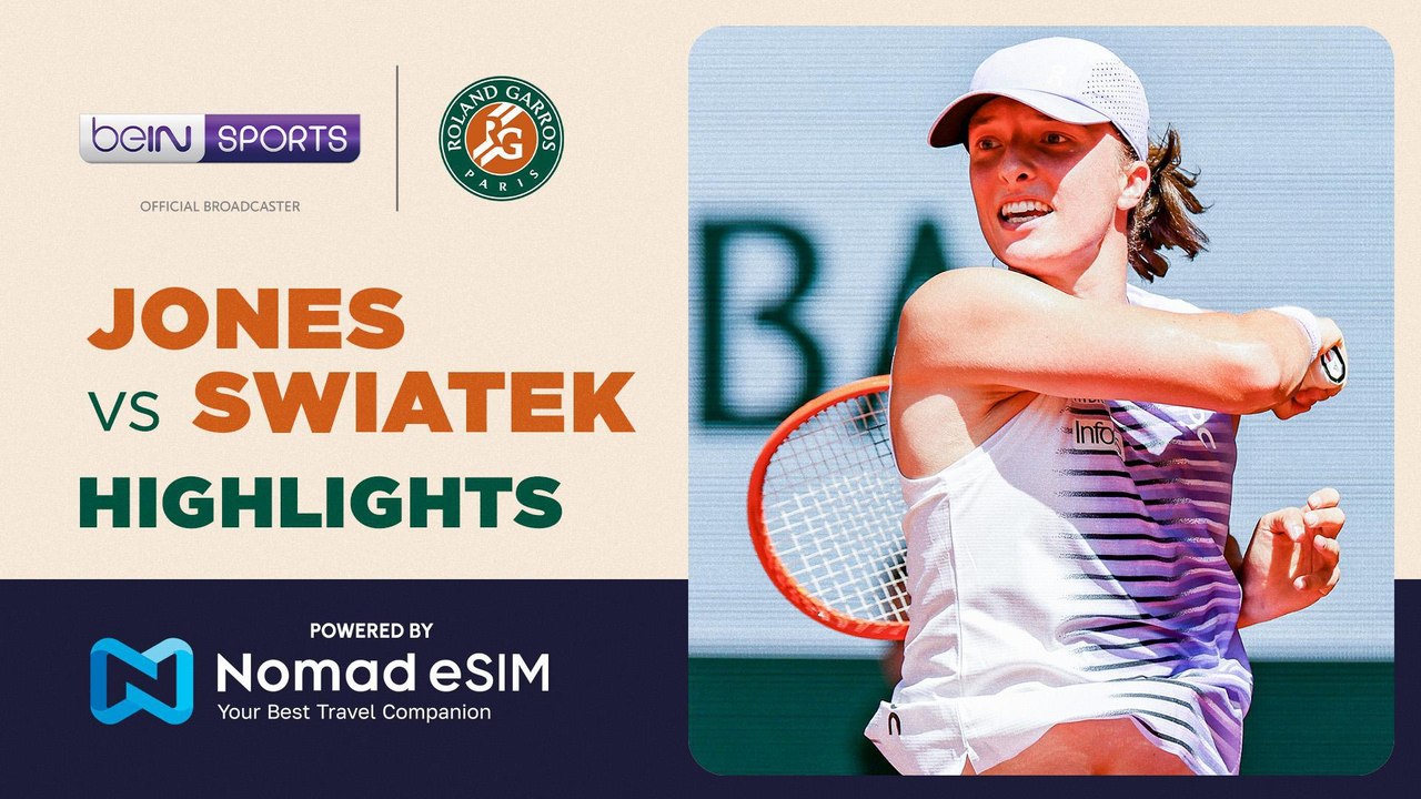 Emerson Jones vs Iga Swiatek | Roland-Garros 2026 | Match Highlights