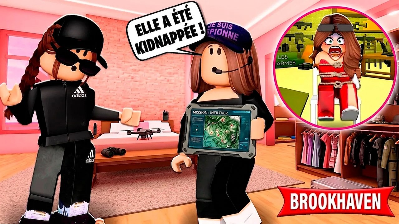 La maman des espionnes a été enlevée ! 😯 Petites histoires Brookhaven RP | Roblox
