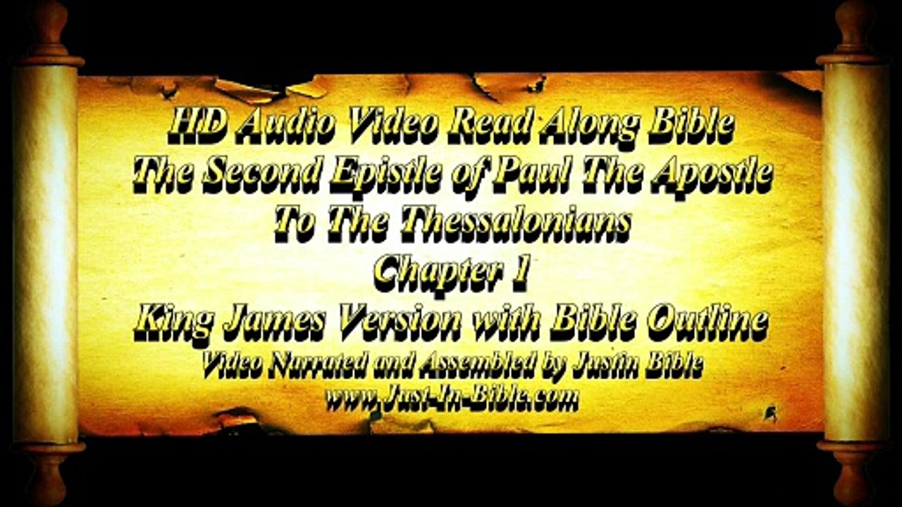 2 Thessalonians Complete | Bible Book 53 | The Holy Bible | KJV HD Audio Video Read Along
