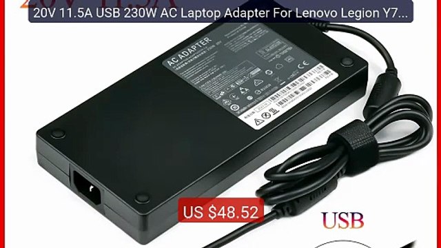 20V 11.5A USB 230W AC Laptop Adapter For Lenovo Legion Y740... Top Pick 2026 | Unbeatable Price!