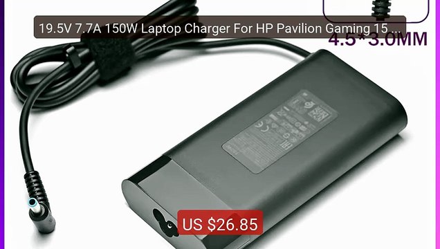 19.5V 7.7A 150W Laptop Charger For HP Pavilion Gaming 15 15-CX0020... Best Deal 2026 | Shop Now!