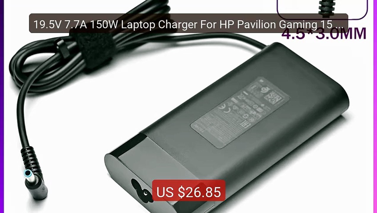 19.5V 7.7A 150W Laptop Charger For HP Pavilion Gaming 15 15-CX0020... -- Best Deal 2026 | Shop Now!