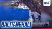 4, patay matapos mabangga ng trailer truck ang isang MVP at isang motorsiklo; 3, sugatan | Balitanghali