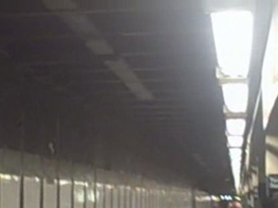 Rain in NYC subway