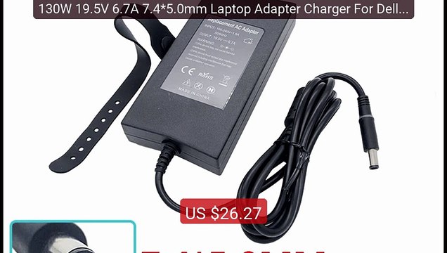 130W 19.5V 6.7A 7.4*5.0mm Laptop Adapter Charger For Dell X... Top Pick 2026 | Unbeatable Price!