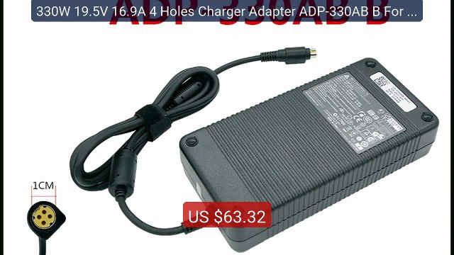 330W 19.5V 16.9A 4 Holes Charger Adapter ADP-330AB B For Clevo P370... Top Rated 2026 | Buy Now!