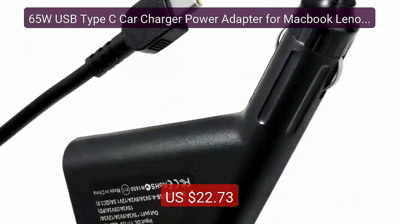 65W USB Type C Car Charger Power Adapter for Macbook Lenovo A... -- Amazing Value 2026 | Must Have!