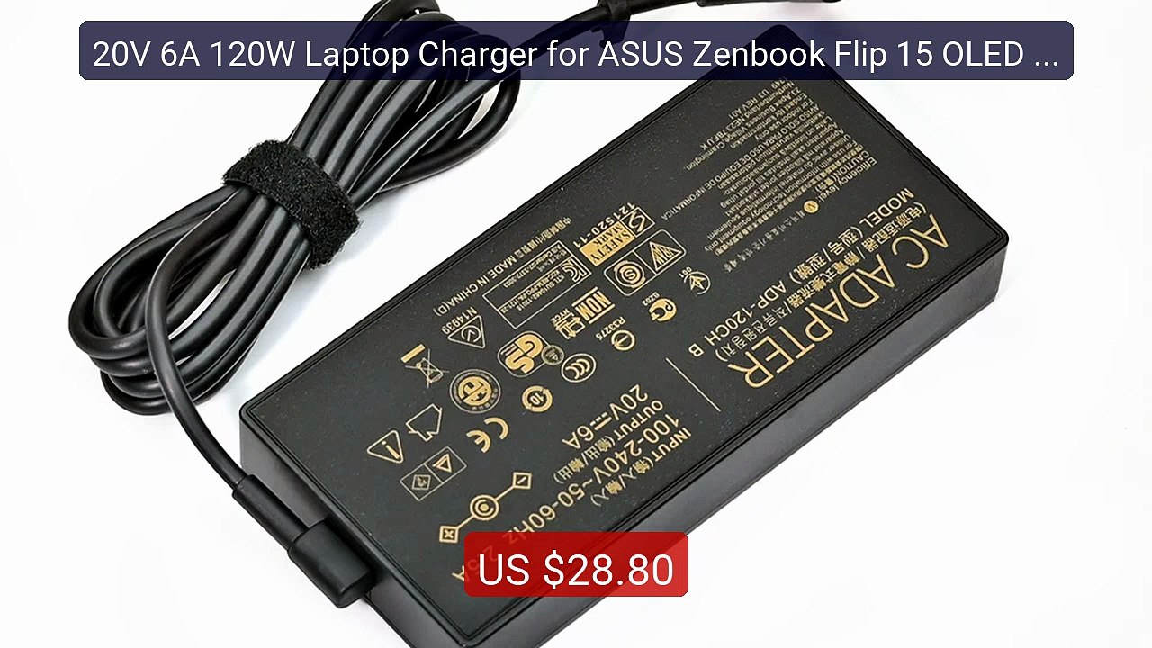 20V 6A 120W Laptop Charger for ASUS Zenbook Flip 15 OLED UX564EI UX... -- Top Rated 2026 | Buy Now!