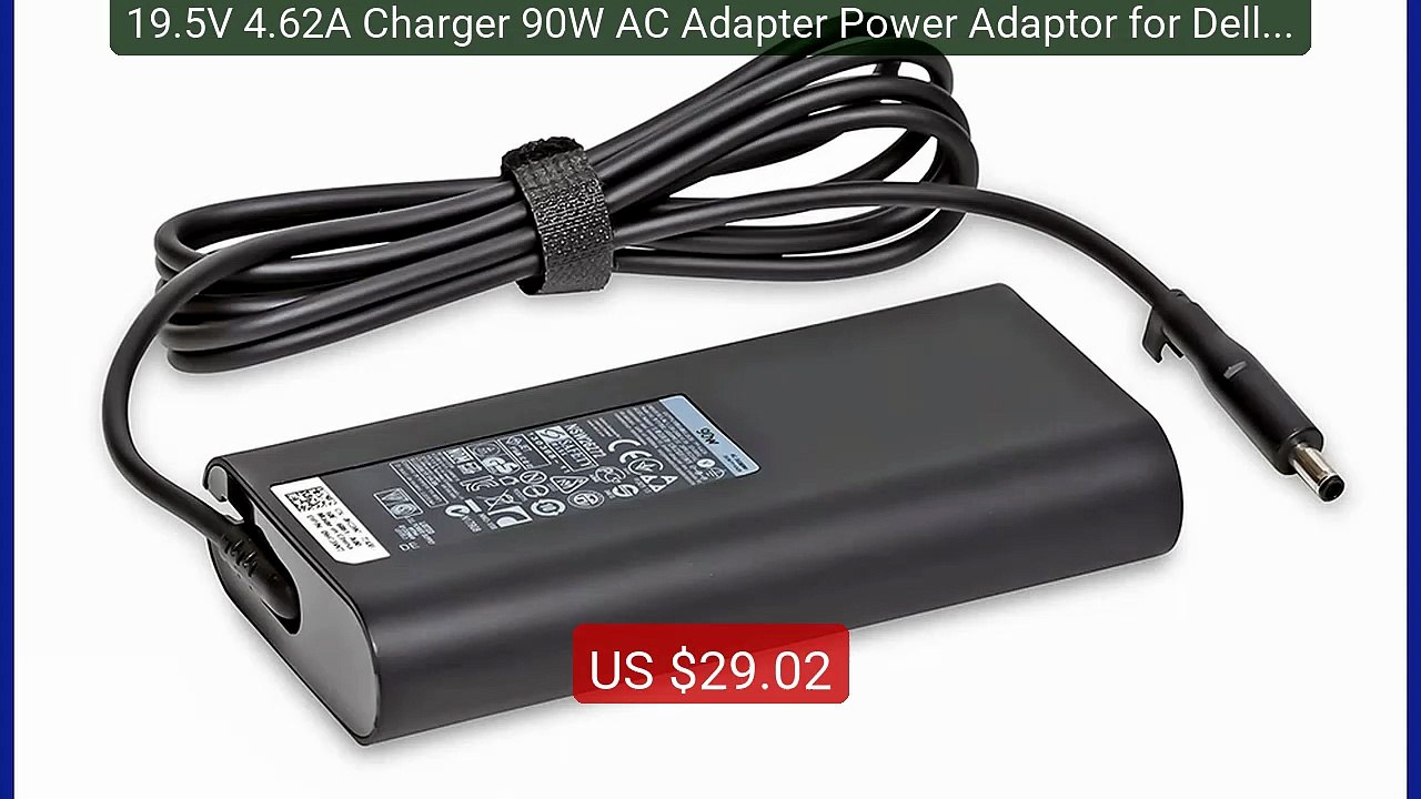 19.5V 4.62A Charger 90W AC Adapter Power Adaptor for Dell 11-... -- Amazing Value 2026 | Must Have!