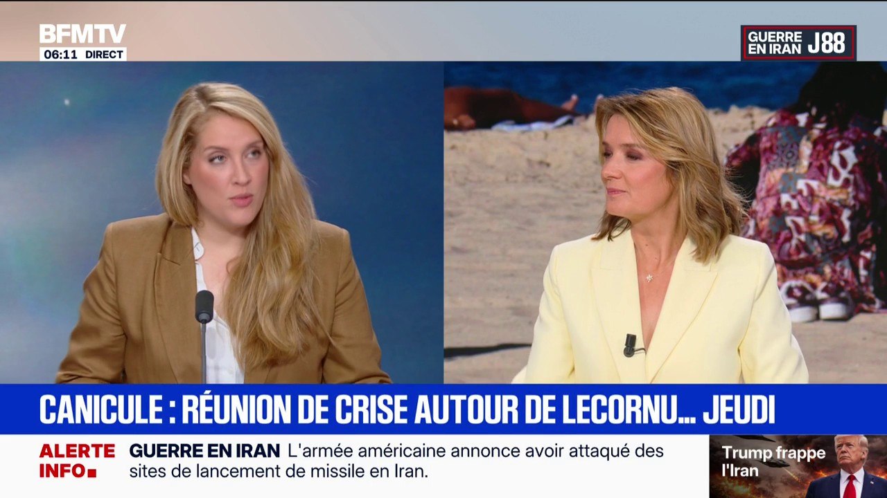 Canicule: Sébastien Lecornu présidera une réunion interministérielle ce jeudi
