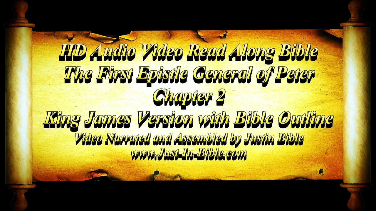 1 Peter Complete | Bible Book 60 | The Holy Bible | KJV HD Audio Video Read Along