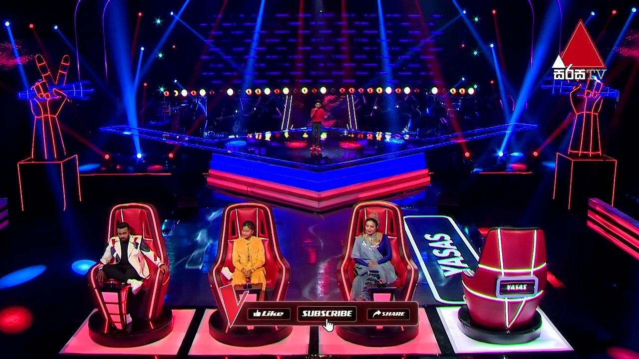 Vibhusha Nayanajith | Pem Sihine (පෙම් සිහිනේ ) | Blind Auditions | The Voice Teens Sri Lanka S3