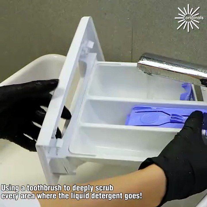 Washing machine deep cleaning ASMR! 🔊