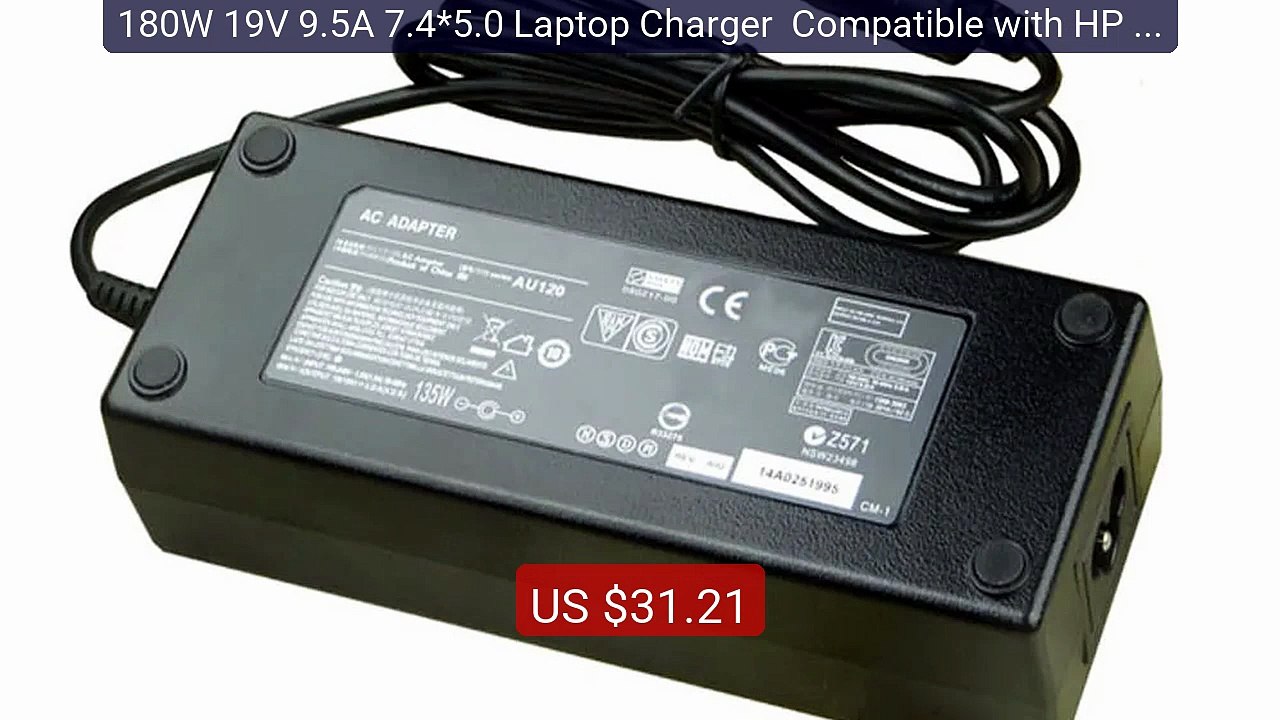 180W 19V 9.5A 7.4*5.0 Laptop Charger  Compatible with HP Touc... -- Amazing Value 2026 | Must Have!