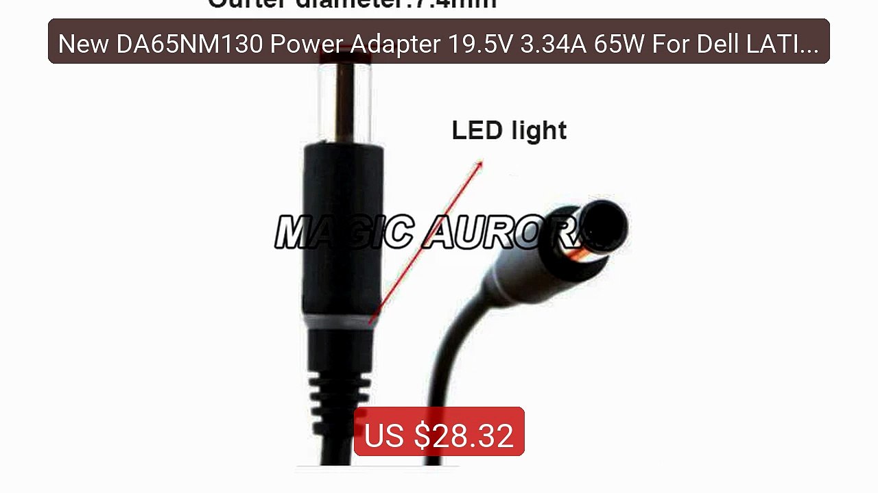 New DA65NM130 Power Adapter 19.5V 3.34A 65W For Dell LATITUDE ... -- Best Buy 2026 | Great Quality!