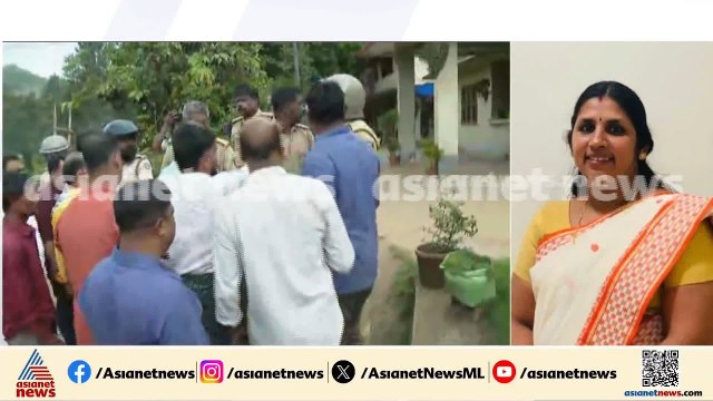മേപ്പാടിയിൽ കാട്ടാന ആക്രമണത്തിൽ സ്ത്രീ കൊല്ലപ്പെട്ട സംഭവത്തിൽ പ്രതിഷേധവുമായി നാട്ടുകാർ