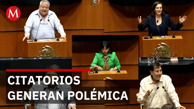 Comisión Permanente debate citatorios de la FGR contra Rocha Moya y Maru Campos