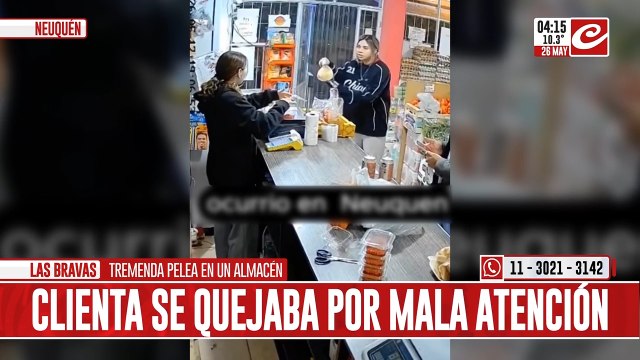 Se quejó por la mala atención... ¡y terminaron a las trompadas limpias!