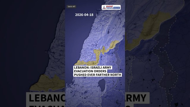 Lebanon Map Reveals How Israeli Evacuation Orders Spread North | World News