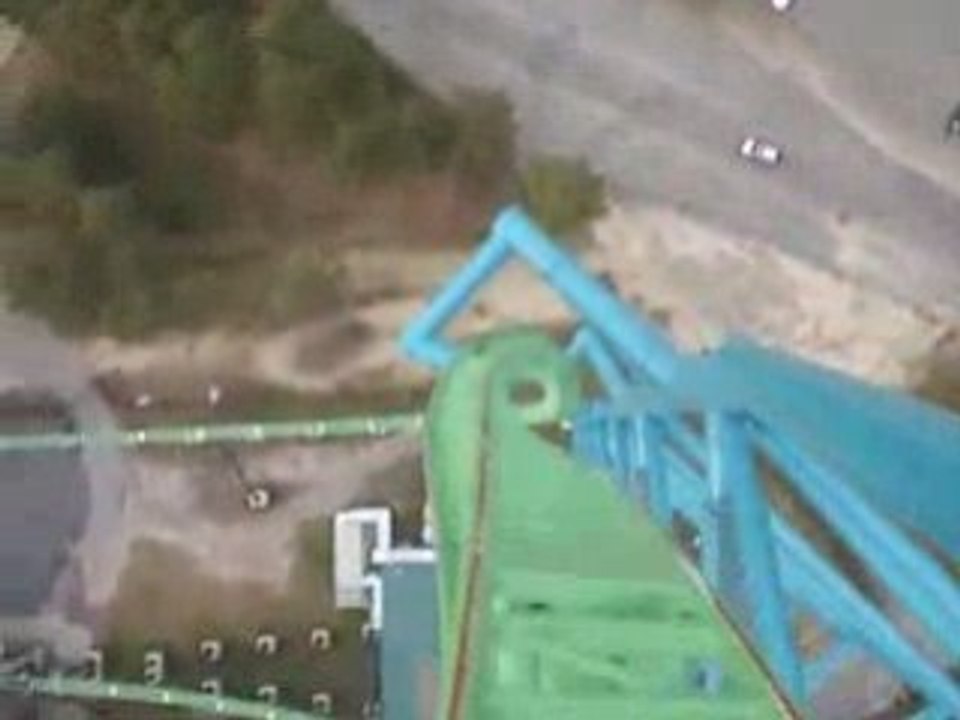 A l'avant du Kingda Ka tour complet en hd