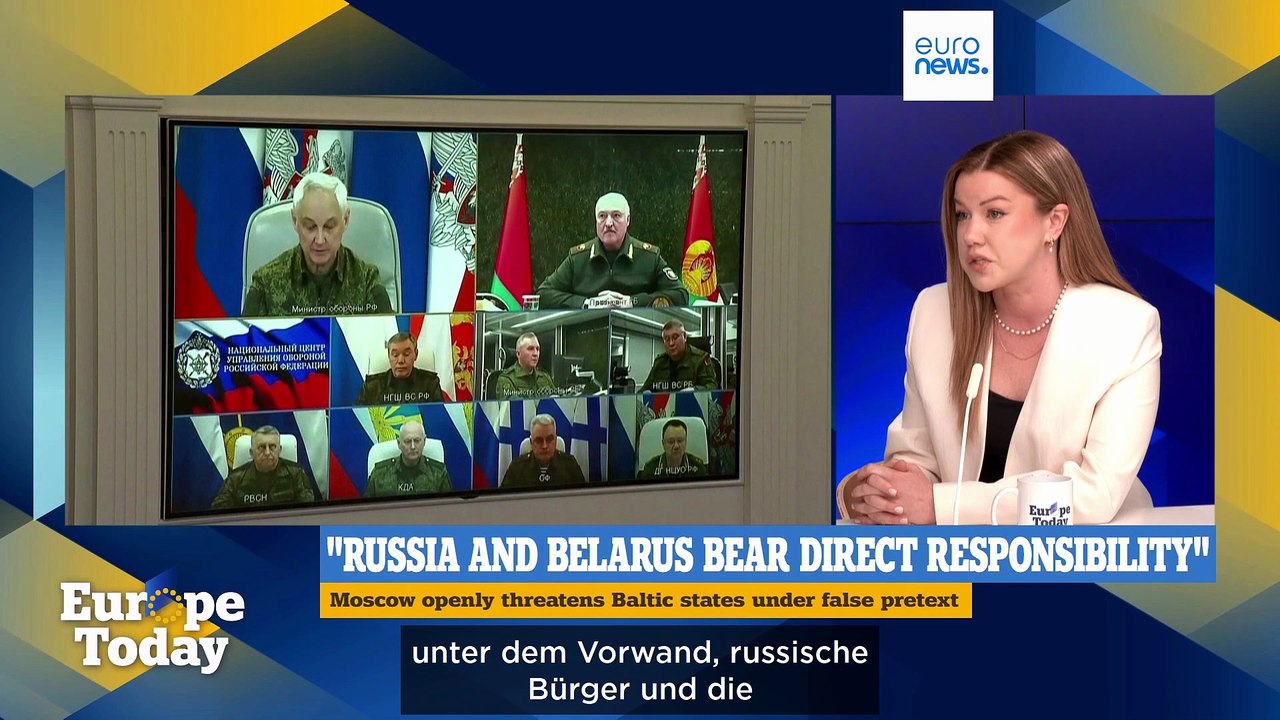 Europe Today: Von der Leyen reist nach Litauen und verurteilt Russland