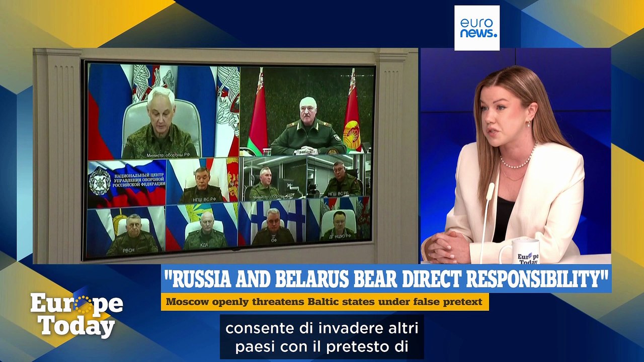 Europe Today: Von der Leyen in Lituania, condanna la Russia tra tensioni nel Baltico