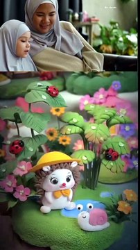 Foam Clay Bunny Landscape | Cute Mini Garden Craft Idea #FoamClay #MiniatureCraft #BunnyCraft #ClayArt #DIYDecor #KidsCrafts #HandmadeGifts #MiniGarden #CreativeDIY #CraftlyDIY