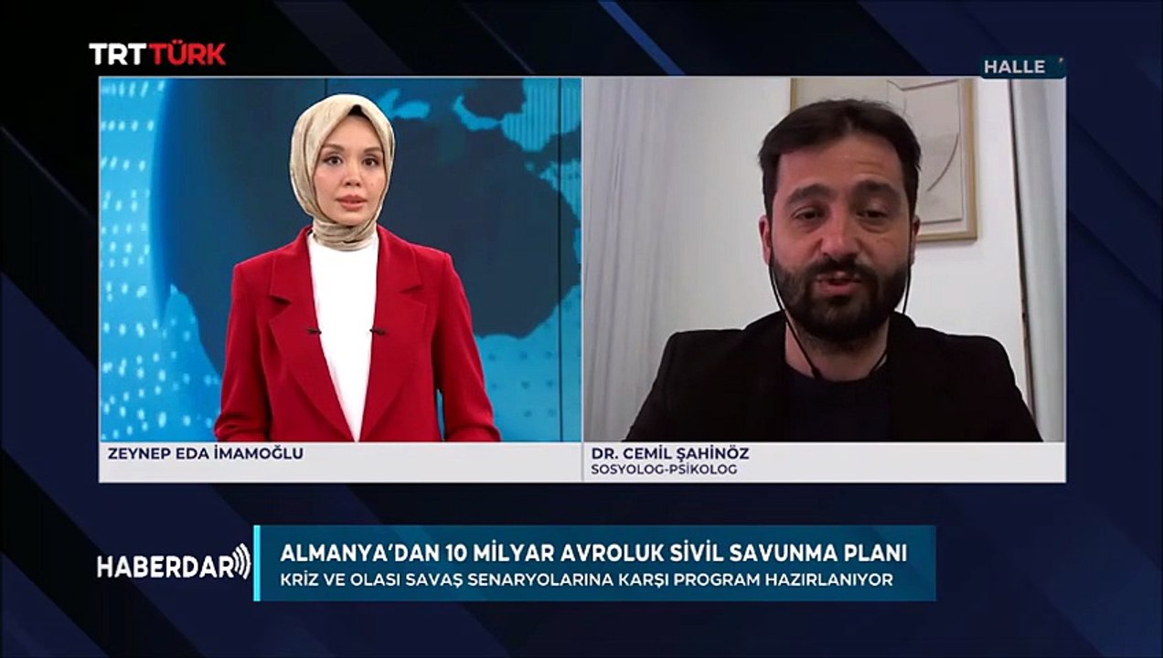 Almanya´da sivil savunma planı (TRT Türk, Haberdar, 25.05.2026)