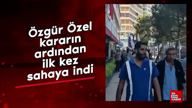 Özgür Özel'in mutlak butlan sonrası ilk mitingi: 'Hain Kemal' sloganları atıldı