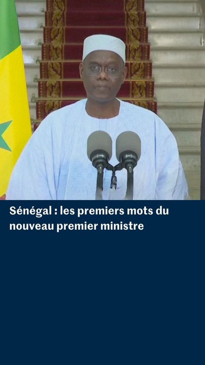 Sénégal : les premiers mots du nouveau premier ministre
