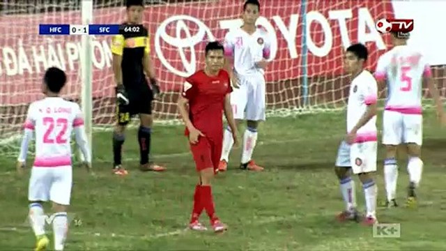 Hải Phòng 0-1 Sài Gòn - Goals and Highlights (5/1/2017) | VTVcab 16 - Bóng Đá TV (Kênh số 42 trên hệ thống Truyền Hình K+)