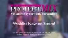 PROJECT MIX Gameplay Trailer (2027) – Anime VR Bartending RPG in 90s Hong Kong