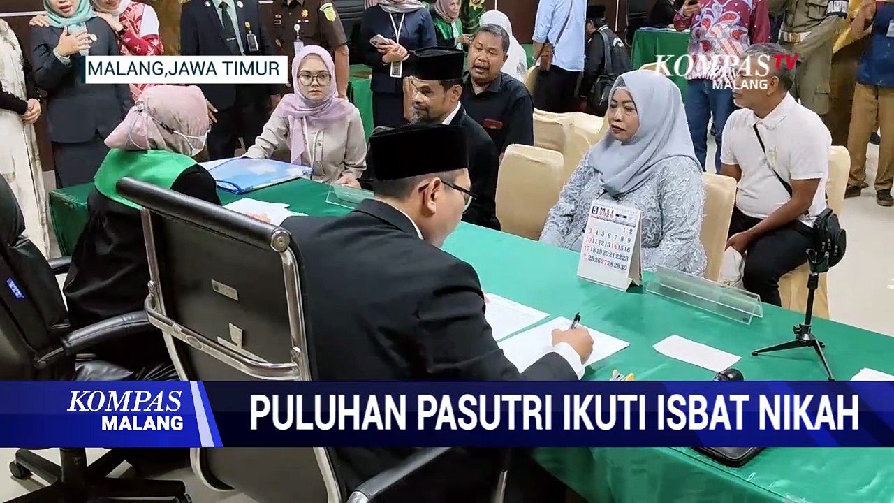 Pasutri di Kota Malang Ikuti Isbat Nikah dan Sidang Asal-Usul Anak