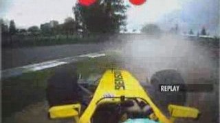 F1 2002 sato onboard crash at melbourne