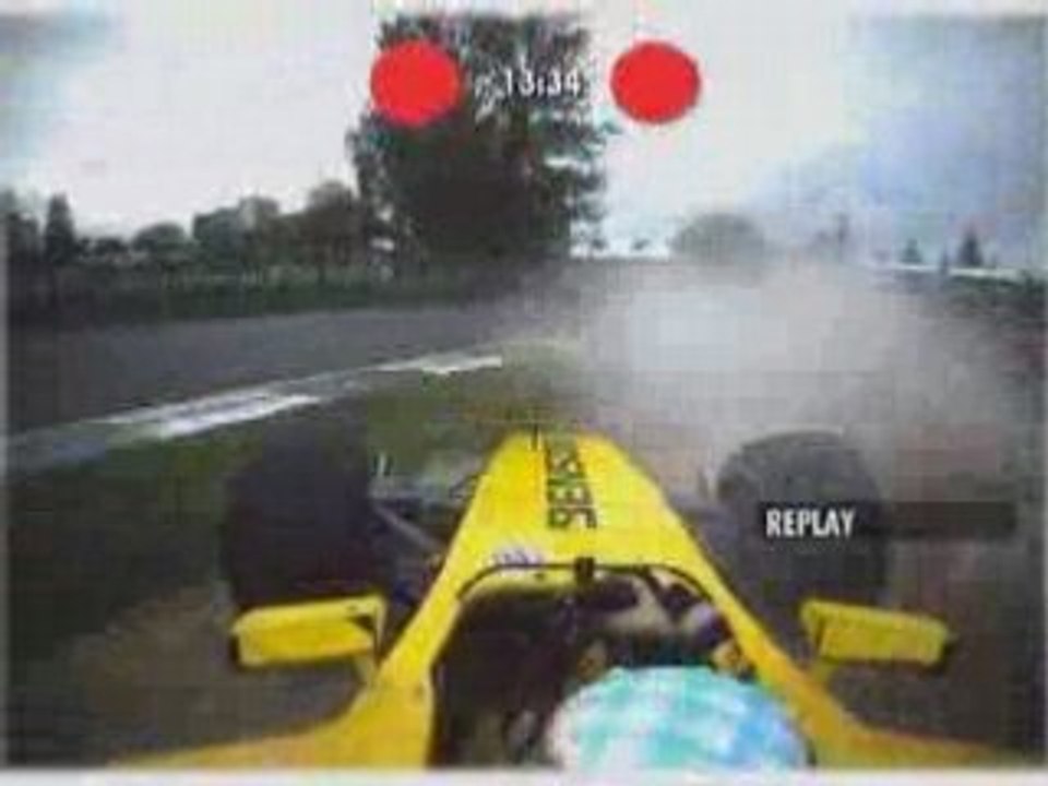 F1 2002 sato onboard crash at melbourne