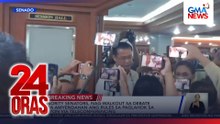 Ilang minority senator, nag-walkout sa debate para amyendahan ang rules sa paglahok sa sesyon via teleconferencing | 24 Oras