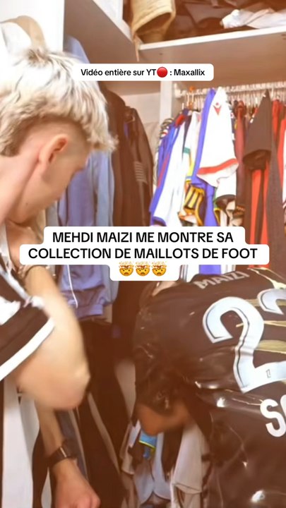 Mehdi Maizi me montre ses maillots en collab !